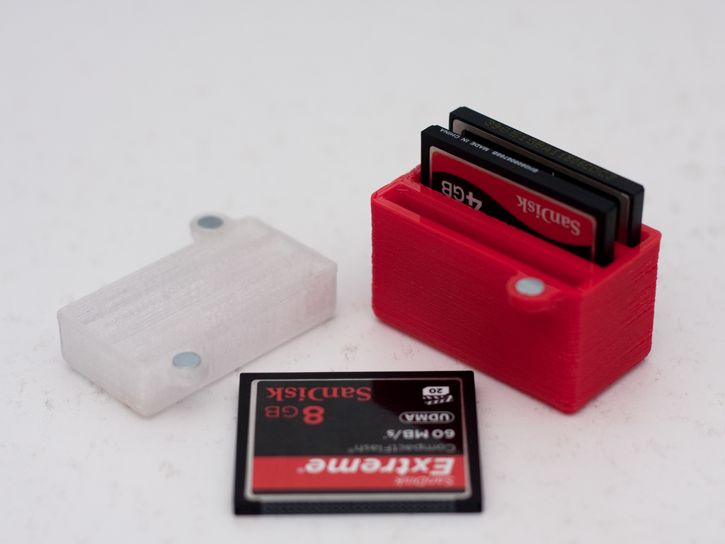 Compact Flash Card Storage