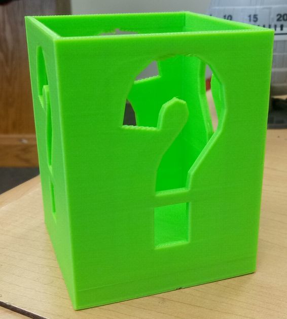 Question Cube Pencil Holder
