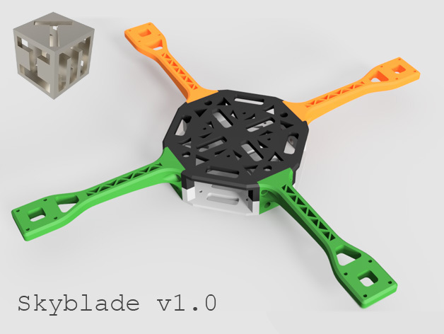 Skyblade v1.0 Quadcopter Frame