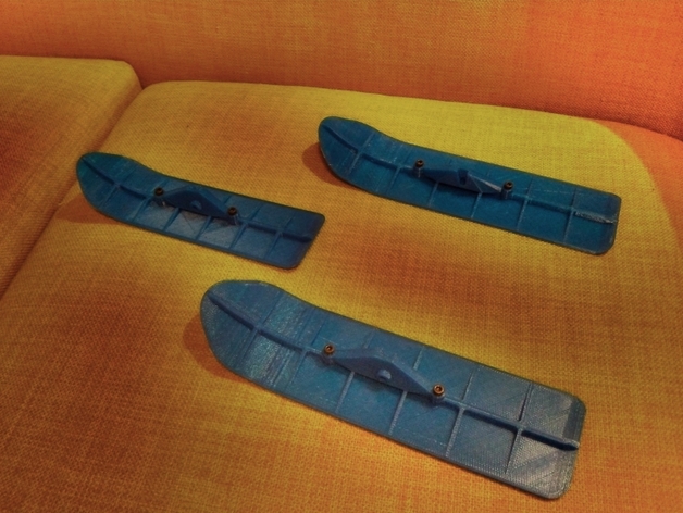 Skis for RC planes