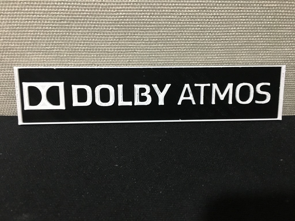 Dolby Atmos Sign Horizontal