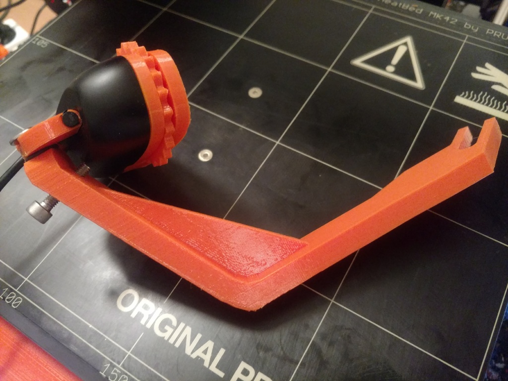 Logitech C270 Camera Mount for Prusa MK2/S and MK3, with wide  angle lens support.