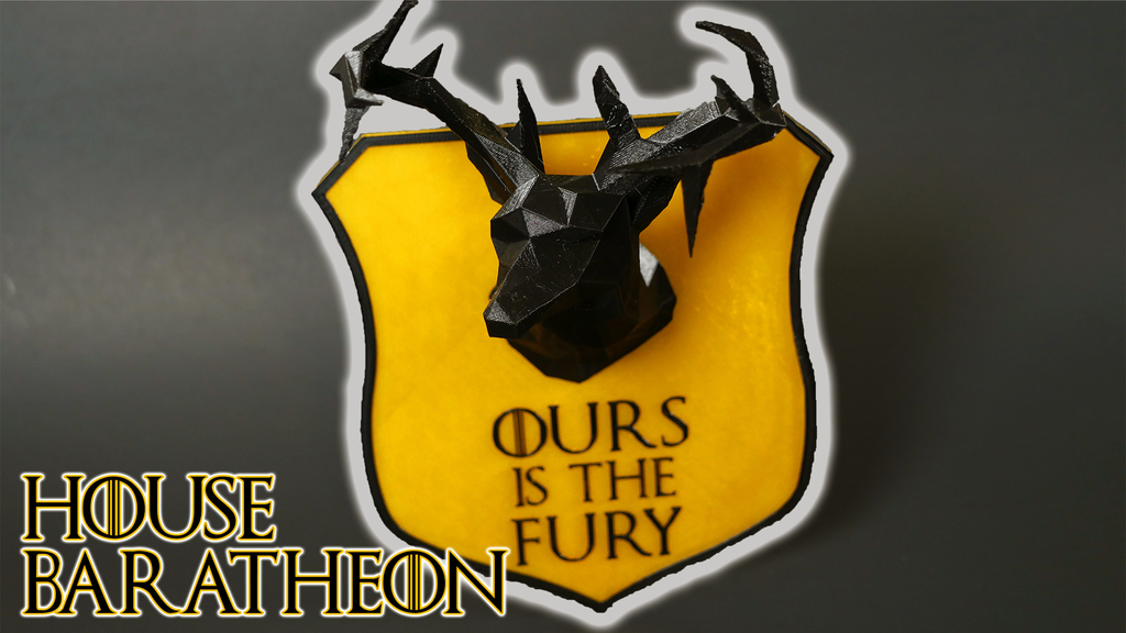 House Baratheon Sigil Shield