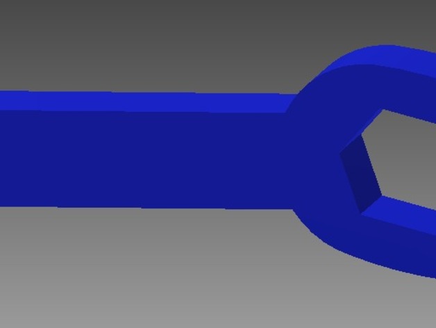 wrench 8 keychain