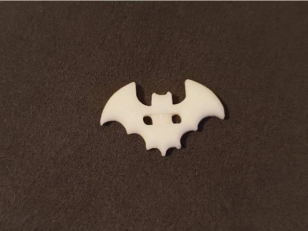 Bat Shaped Button