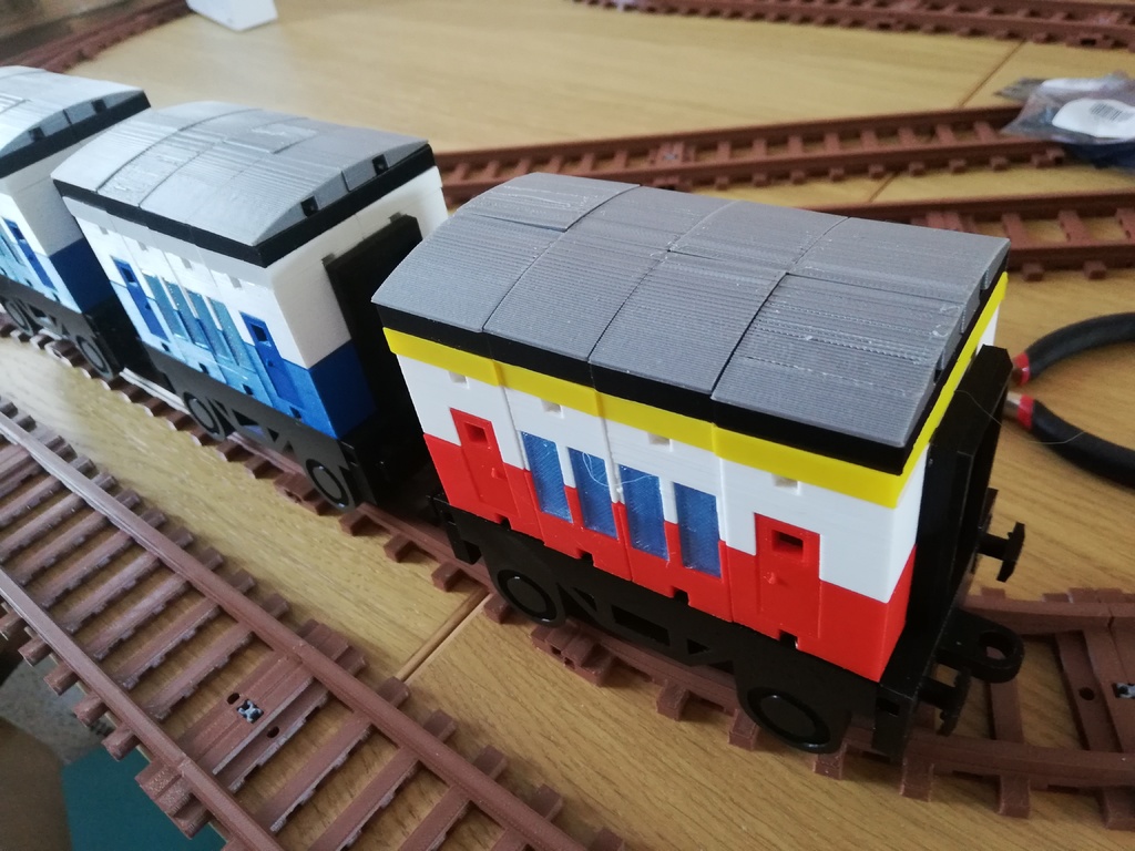 Little passanger car for TKTrain - A kBricks based train system
