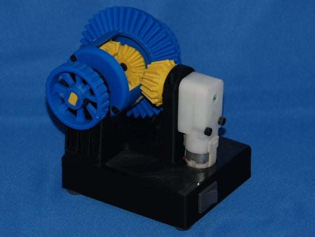 Motorized Functional Differential Gear System