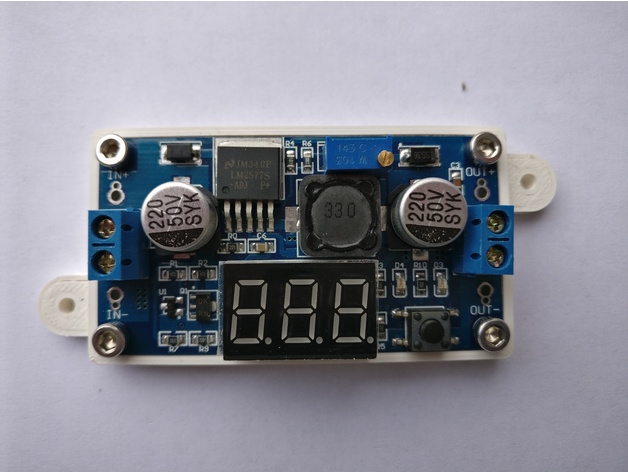 LM2577 DC step-up with LED display 35x66mm