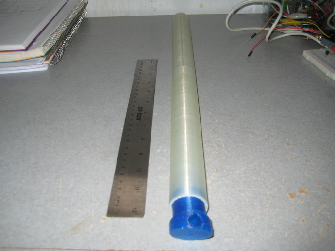 Reprap Morgan pipe - 32mm OD, 27mm ID, 452mm - Two pieces