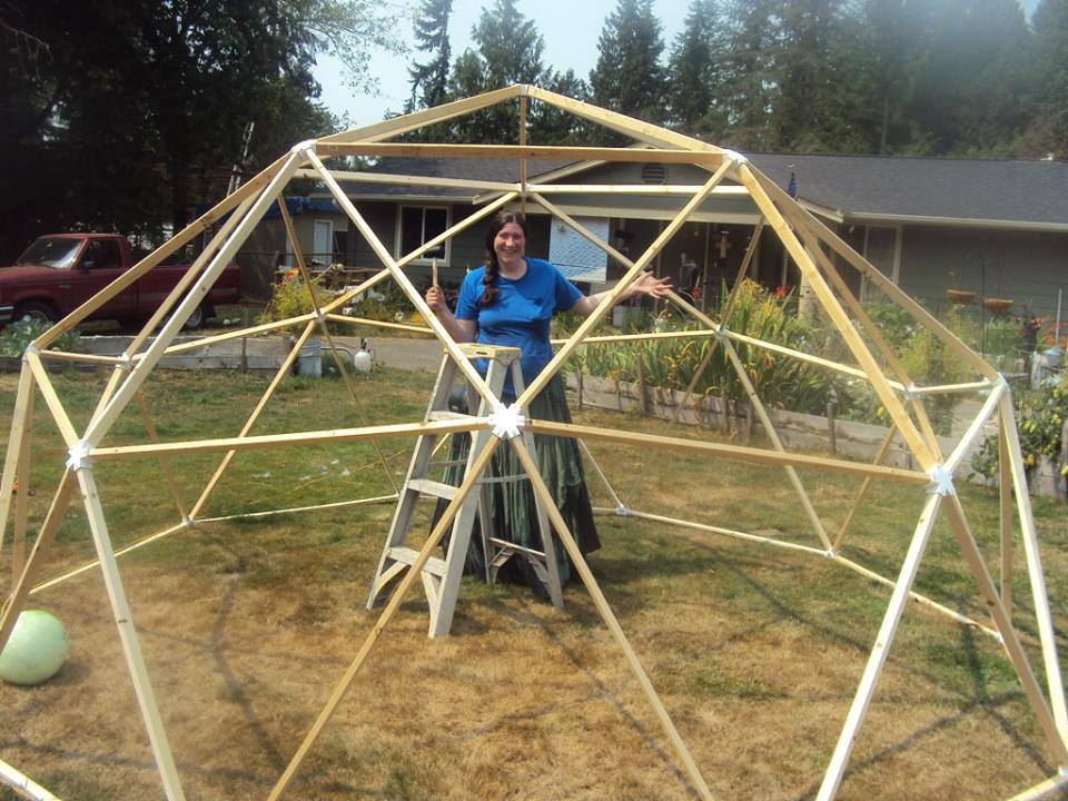 2V Geodesic Dome Connectors for 1x2 lumber