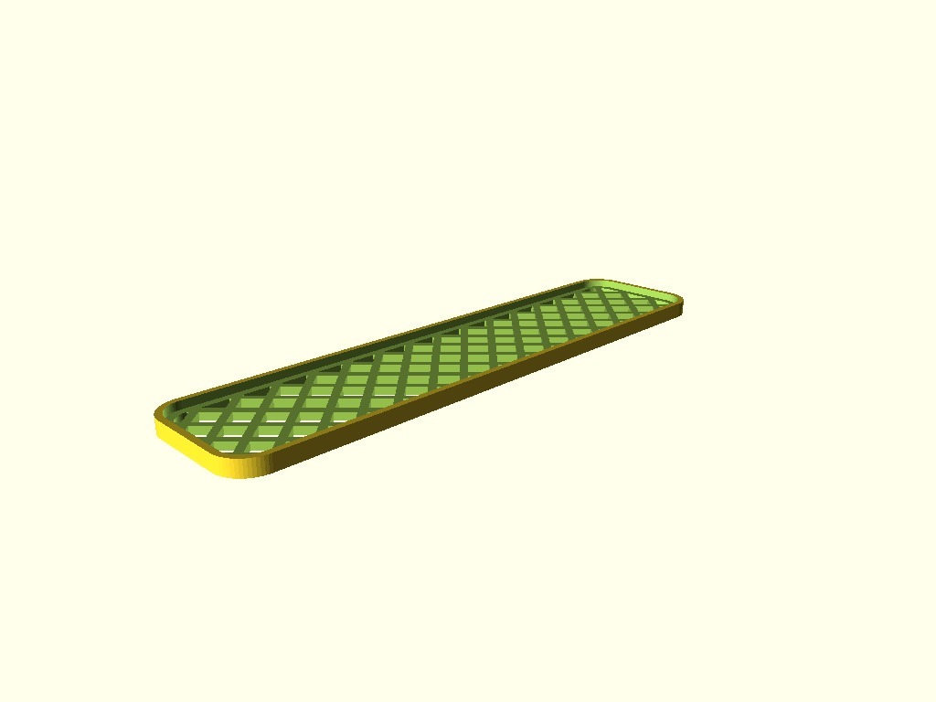 Parametric Footplate - Diamond Pattern