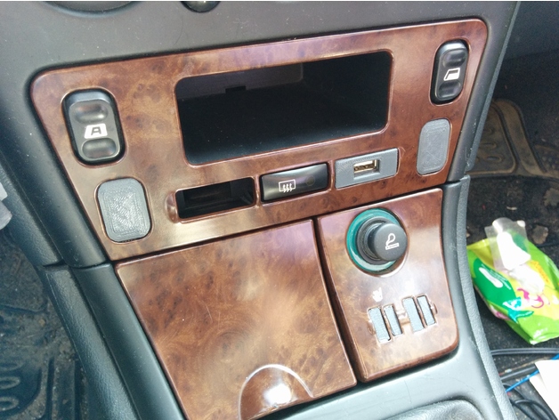 Citroën Xsara II - USB Holder + Dummy button + Window regulator dummy button