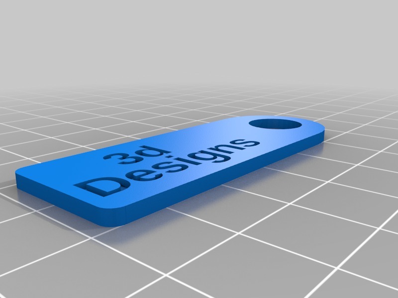 3D Designs usb drive Tag