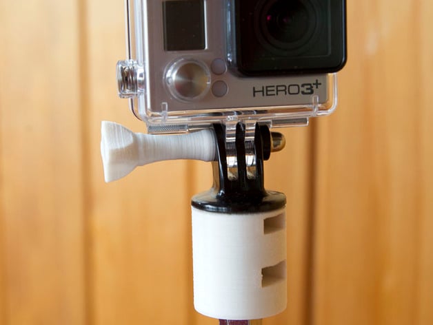 Remix of (almost) fully printed GoPro steady cam