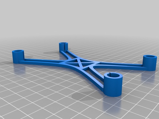 Customized Hyperbolic Micro Brushed Quadcopter Frame (to suit 0820 motors and Parrot props)