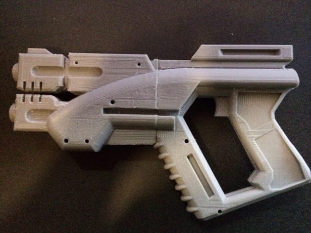 Mass Effect M3 Predator Pistol in two parts