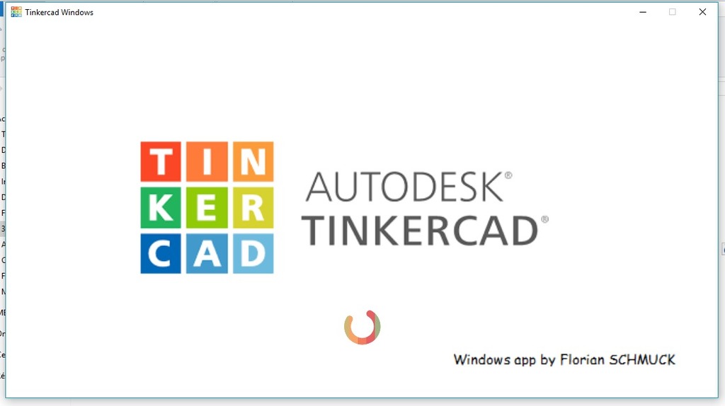 Tinkercad Windows APP