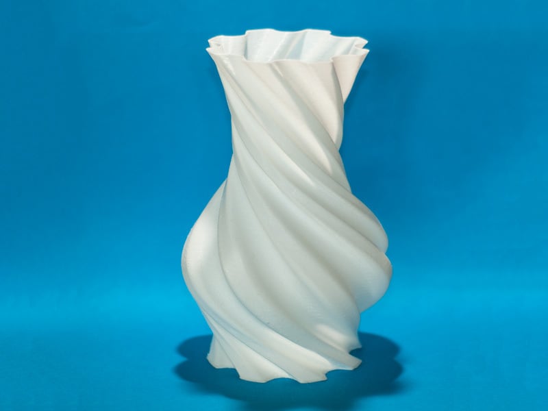 Torqued Round Vase