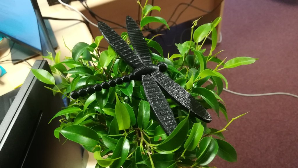 3D printed dragonfly for Cloud Temple