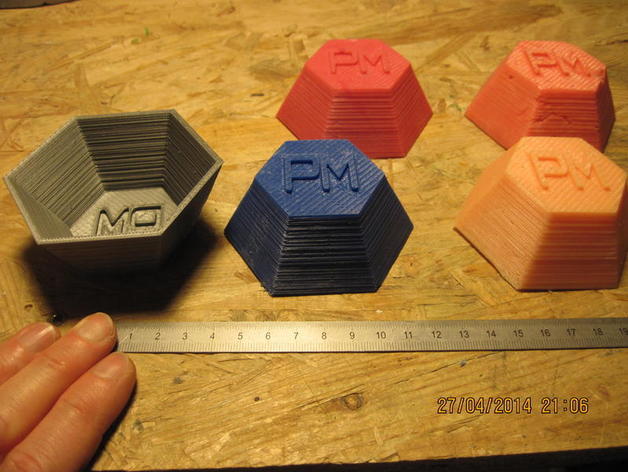 Printable ogoo mold for making RC car traffic cones (pylones)