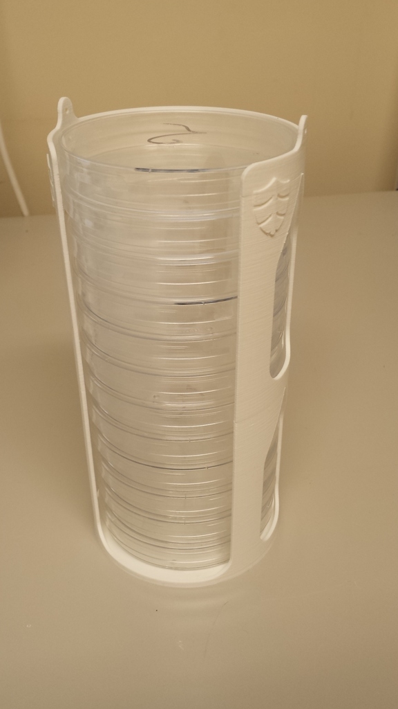 Petri dish holder / rack for 90mm petri dishes
