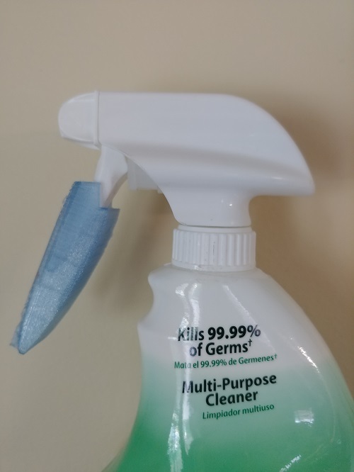 Spray Bottle Trigger Extender for Painful or Weak Hands