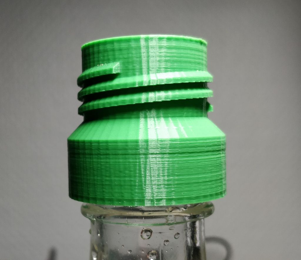 Crystal bottles to older sodastream machines adapter