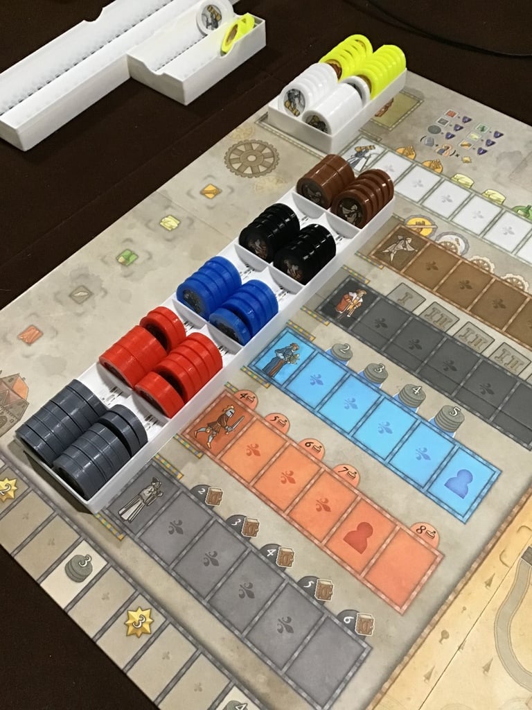 Orleans Board Game Worker Trays
