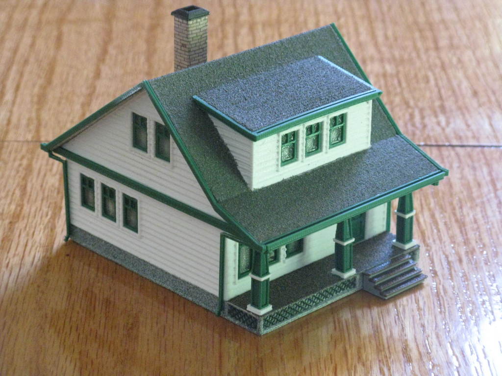 HO Scale Lasalle House