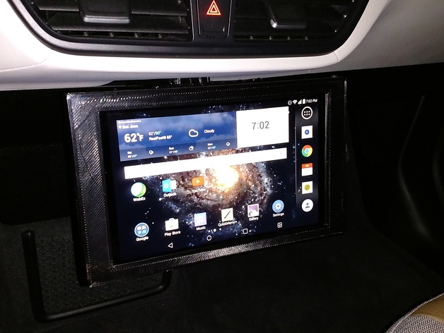 Tablet holder for BMW vehicles