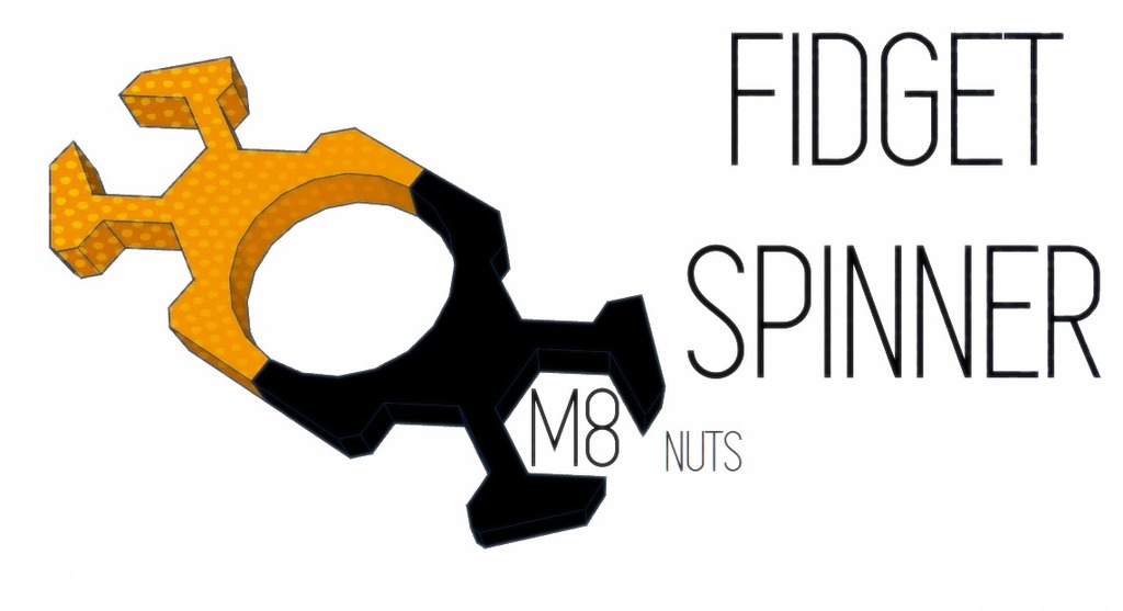 Fidget spinner - M8 HEX Nuts