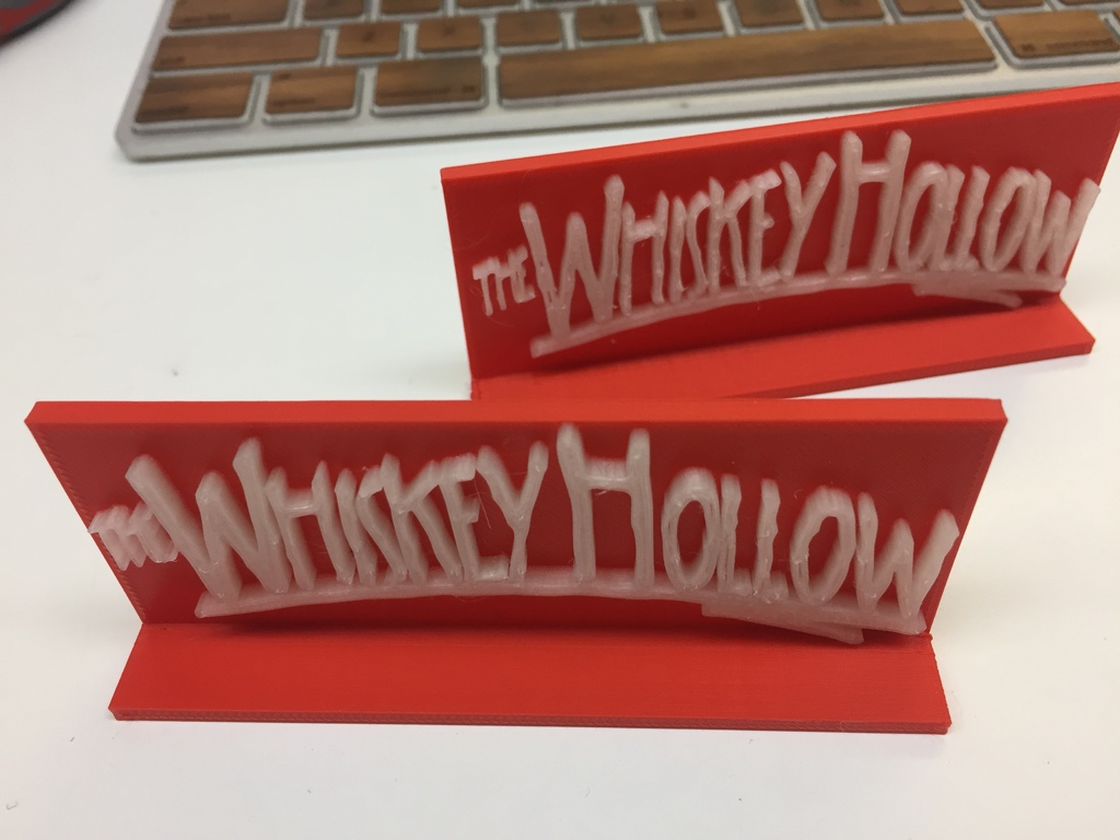The Whiskey Hollow Logo Plate
