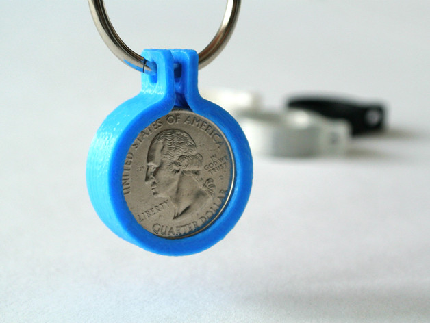 Quarter coin holder