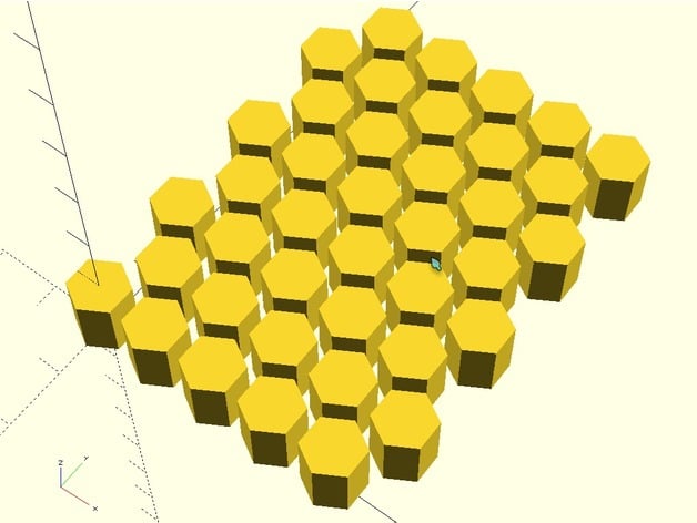 Customizable Honeycomb Pattern