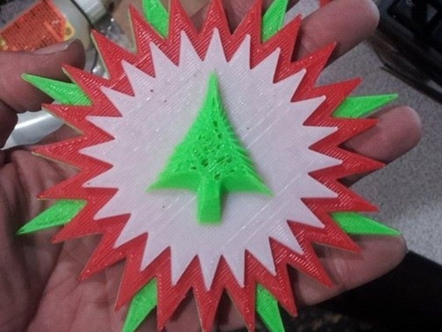 Christmas Tree Topper / Ornament (Filament-switching Multicolor)