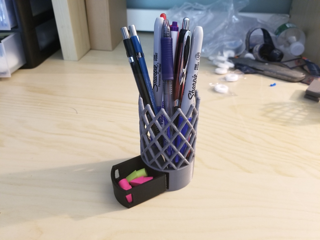 Pencil Holder with Drawer