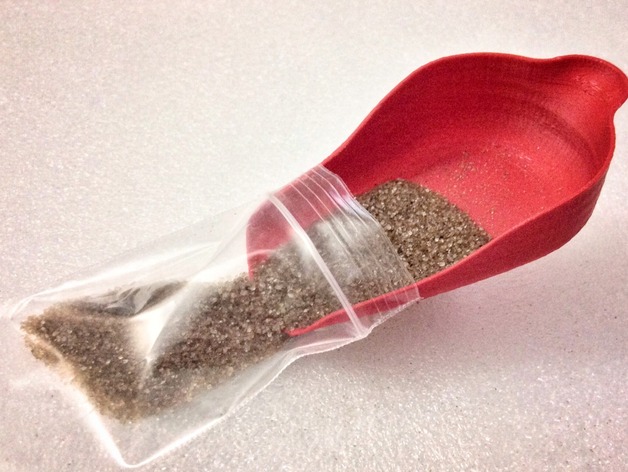 Simple spice/salt/tea/powder scoop