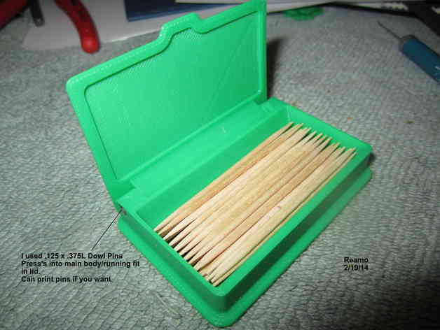 Box, Toothpicks