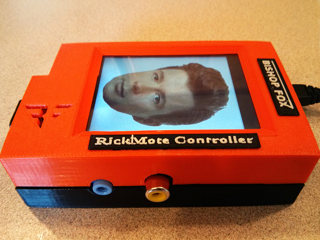 RickMote Controller - Raspberry Pi Case - Chromecast TV Hijacking Tool