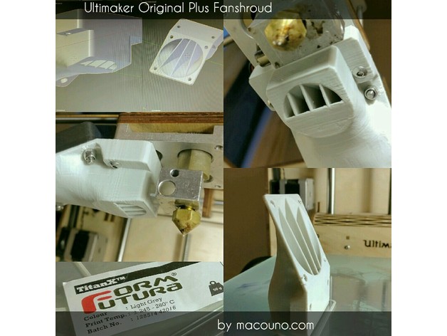 Ultimaker Original Plus Fanshroud