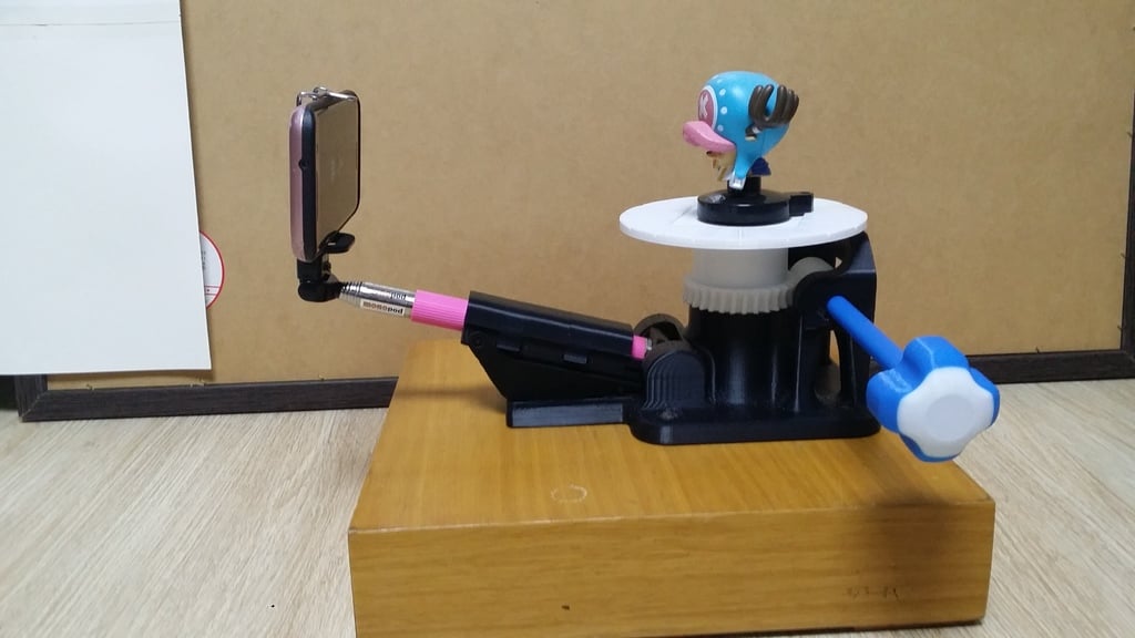 3D Scanner turntable with selfie stick