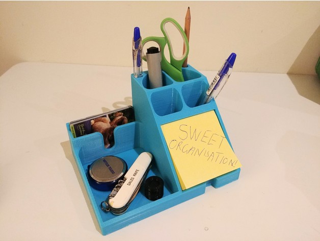 Desk Organiser Post It Notes Business Cards Pens Etc By