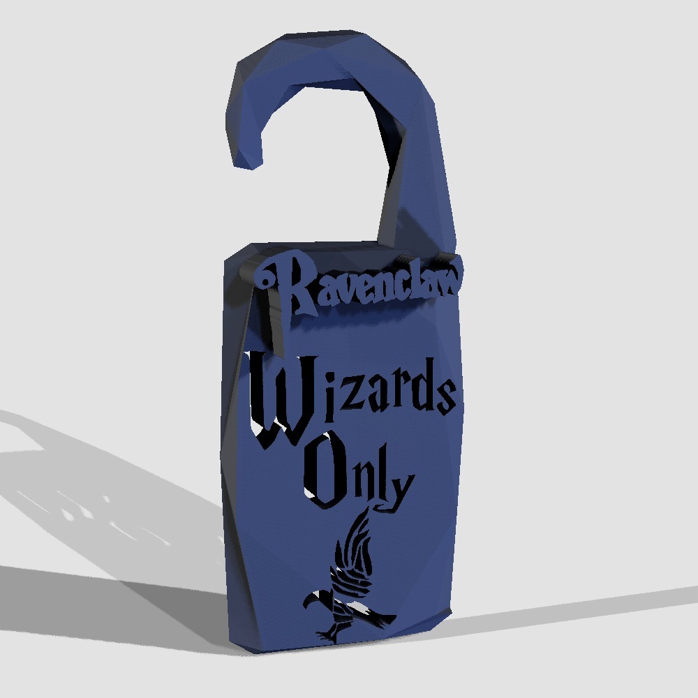"Wizards Only" Ravenclaw - by Objoy Creation