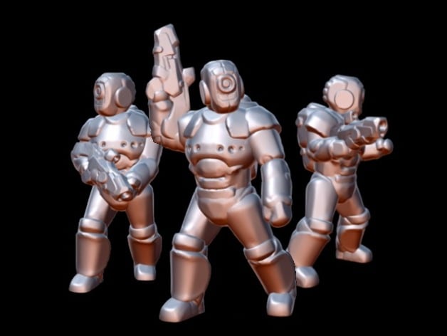 Image of Freespace Commandos (15mm scale)