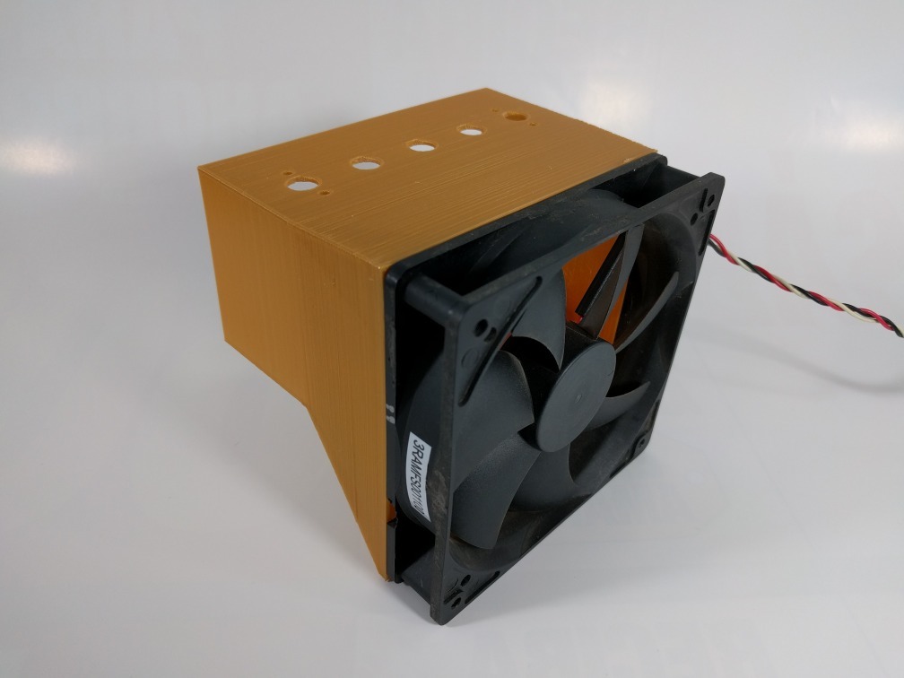 120 mm Fan to 60 x 120 mm Heatsink Shroud