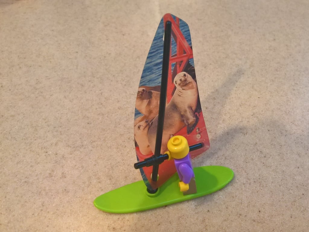 Custom Sails for Lego Sailboard