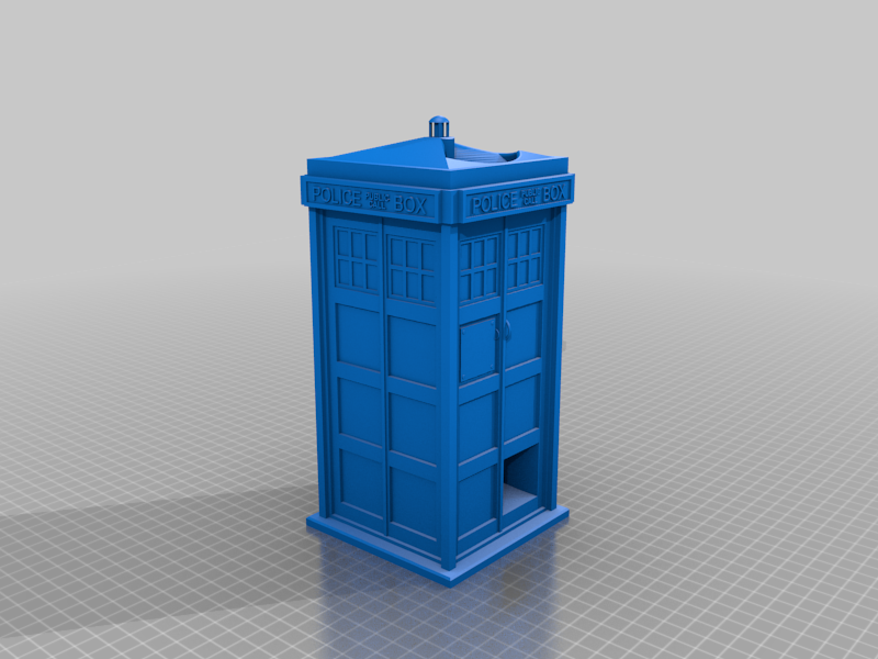 TARDIS Dice Tower