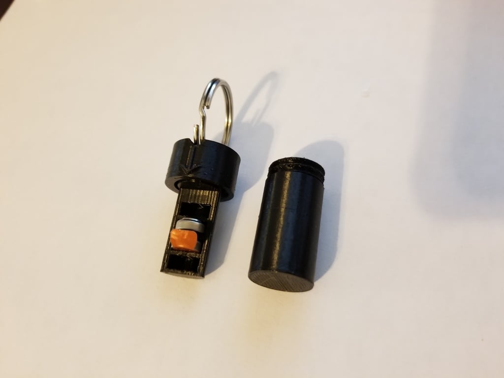 Hearing Aid Battery Holder - Keychain