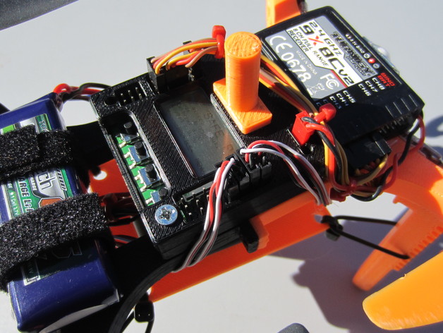 Micro H-Quad w adjustable angle Anti-jello Mobius camera mount (for small printers)