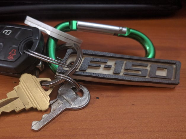 Rusty F-150 Keychain